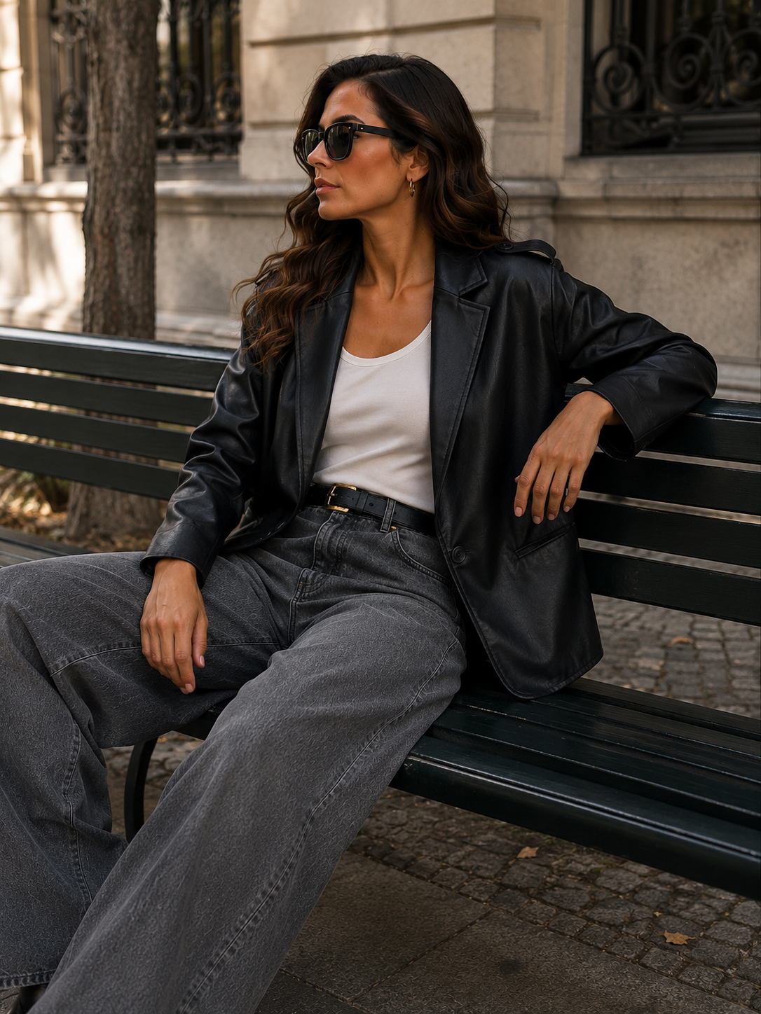 Blazer Wrap in Ecopelle