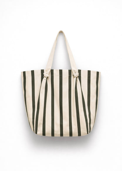 Borsa con fantasia a righe