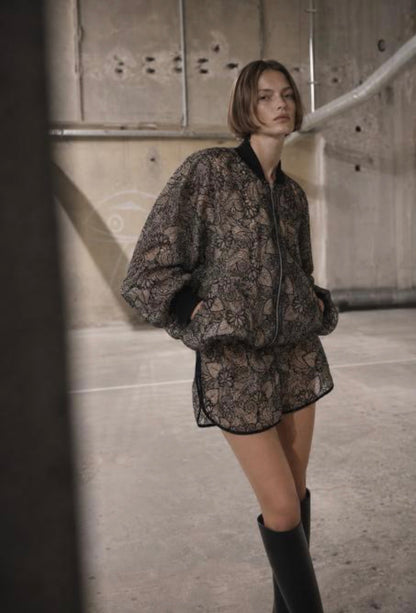 Bomber in pizzo Lumina