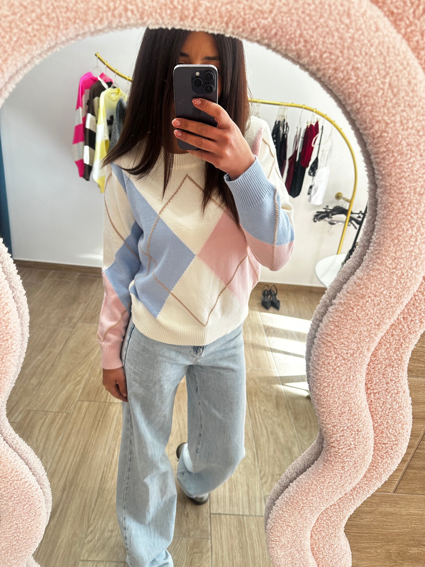 Pullover rombi