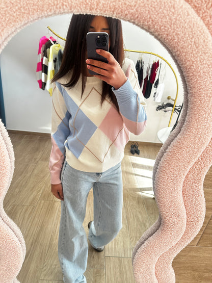 Pullover rombi