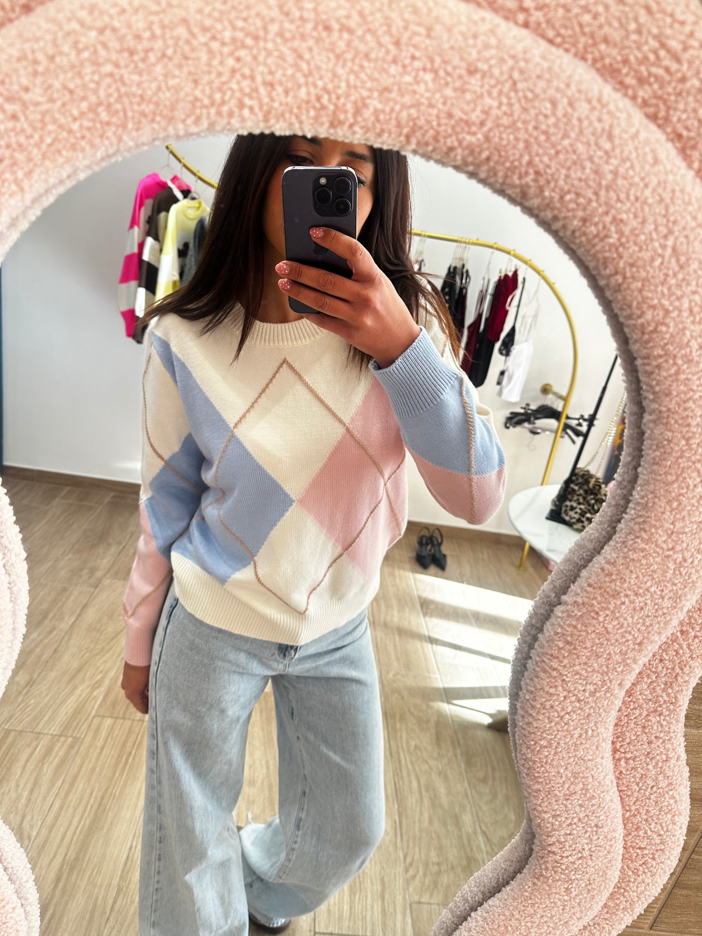 Pullover rombi