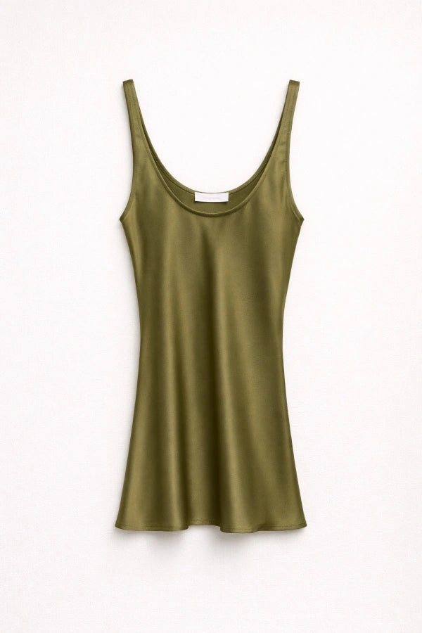 Canotta satin