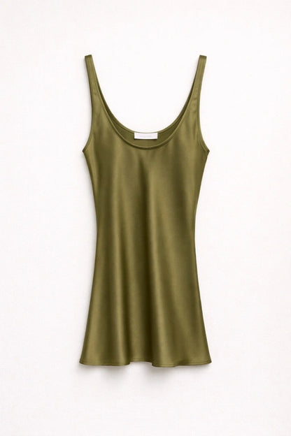 Canotta satin