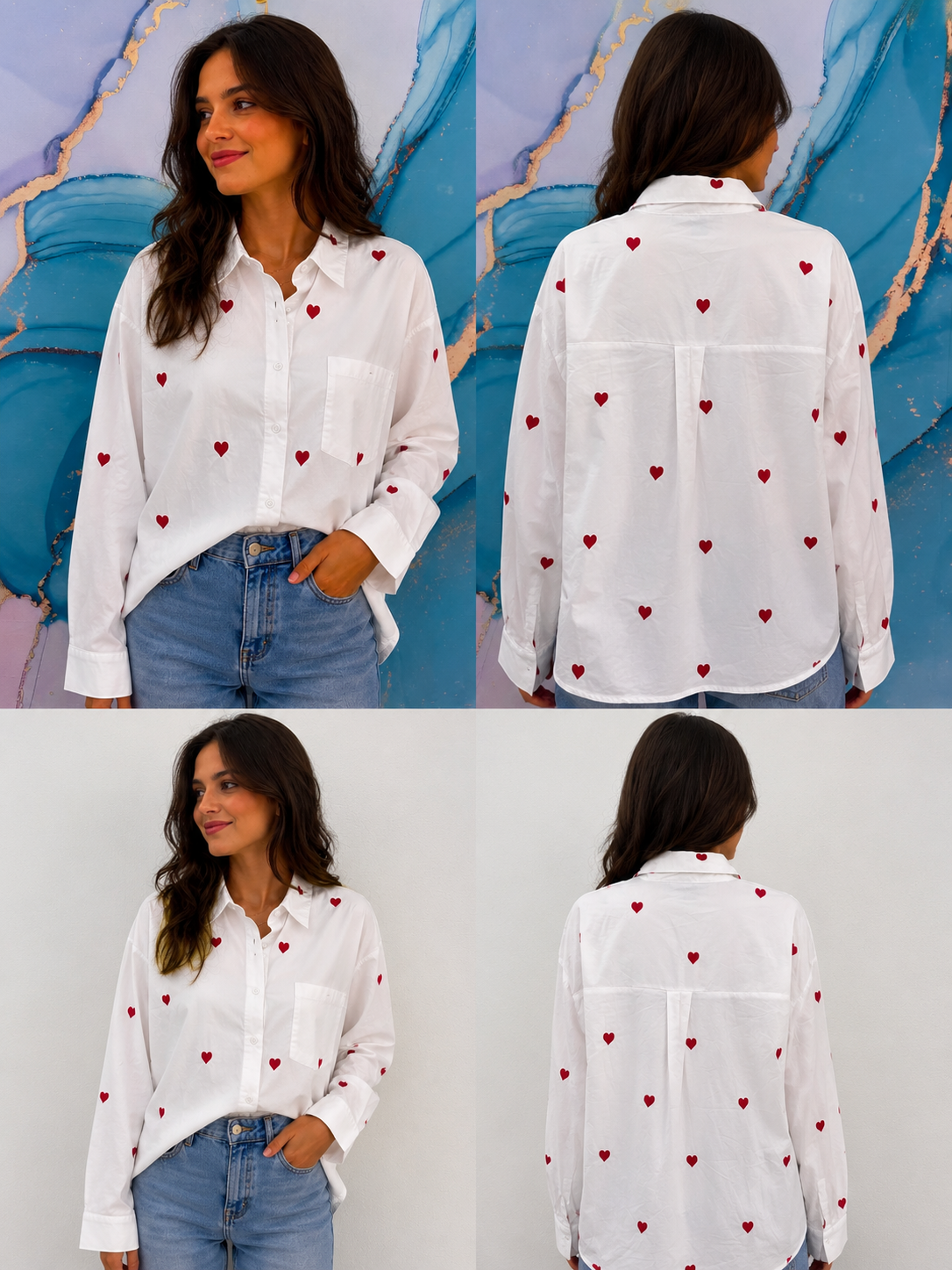 Camicia hearts
