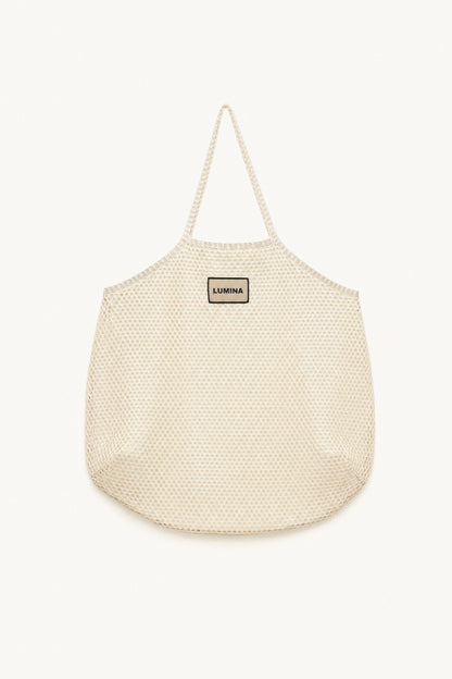 Borsa mare lavorata a maglia