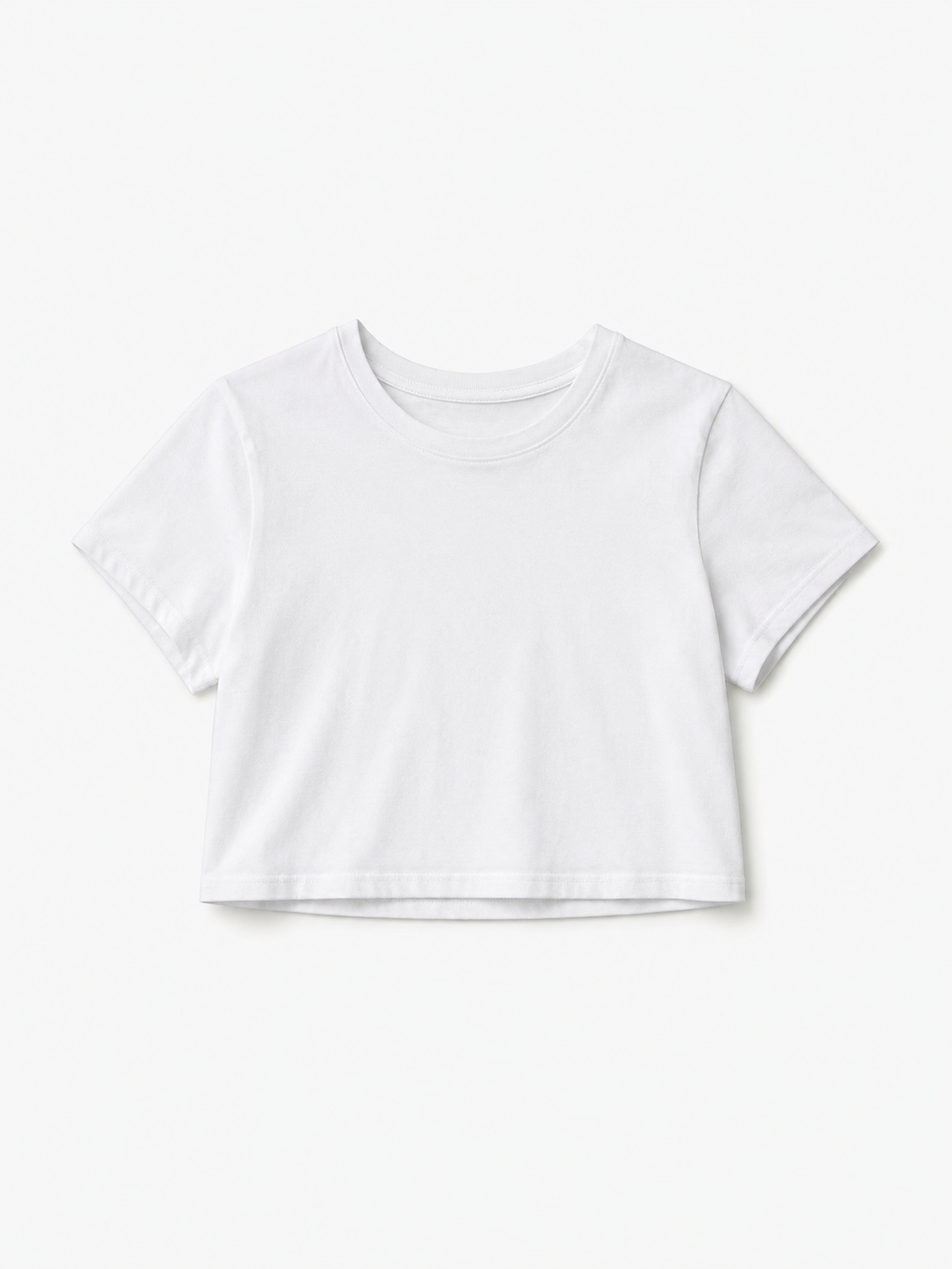 T-shirt Cropped 100% Cotone