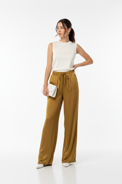 Pantalone satin