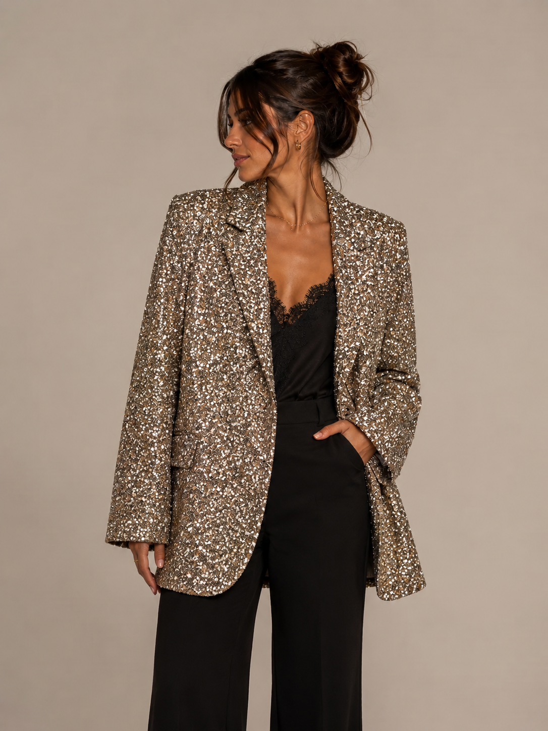 Blazer paillettes