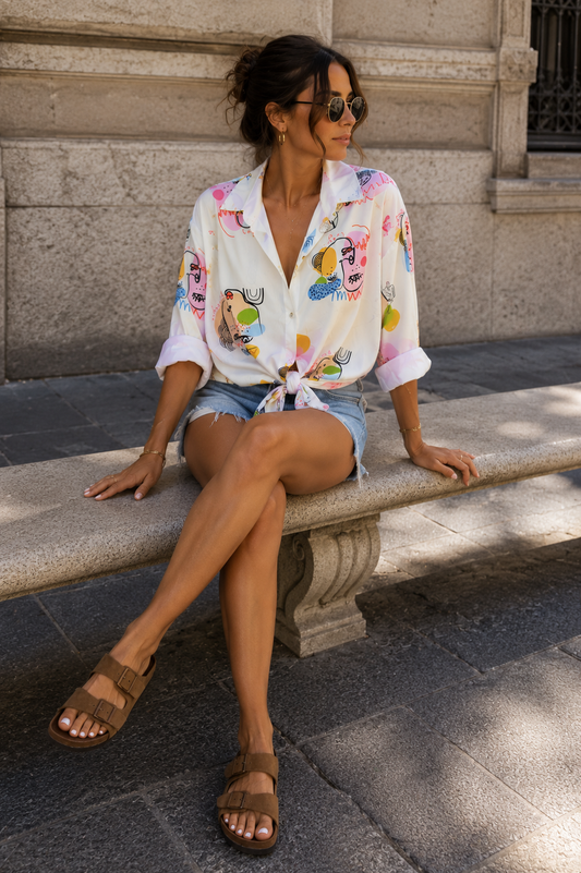 Camicia Art Face