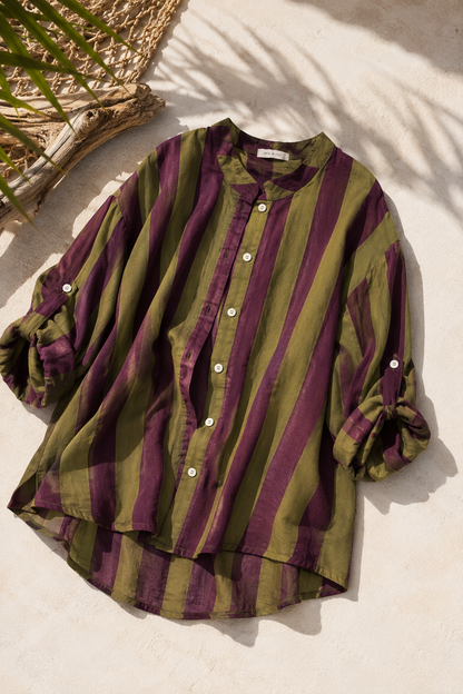 Camicia Riga Burgundy