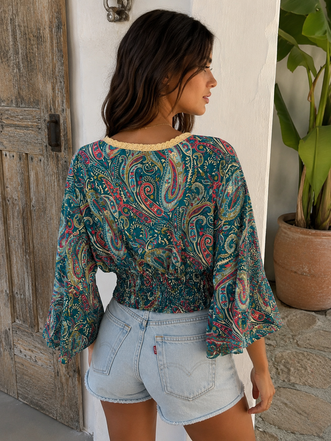 Blusa Paisley