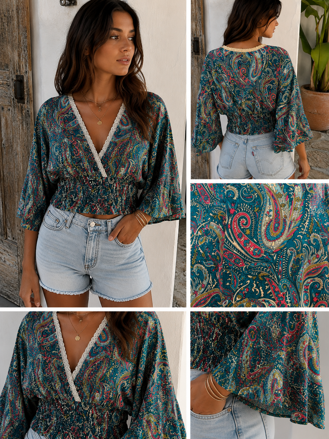 Blusa Paisley