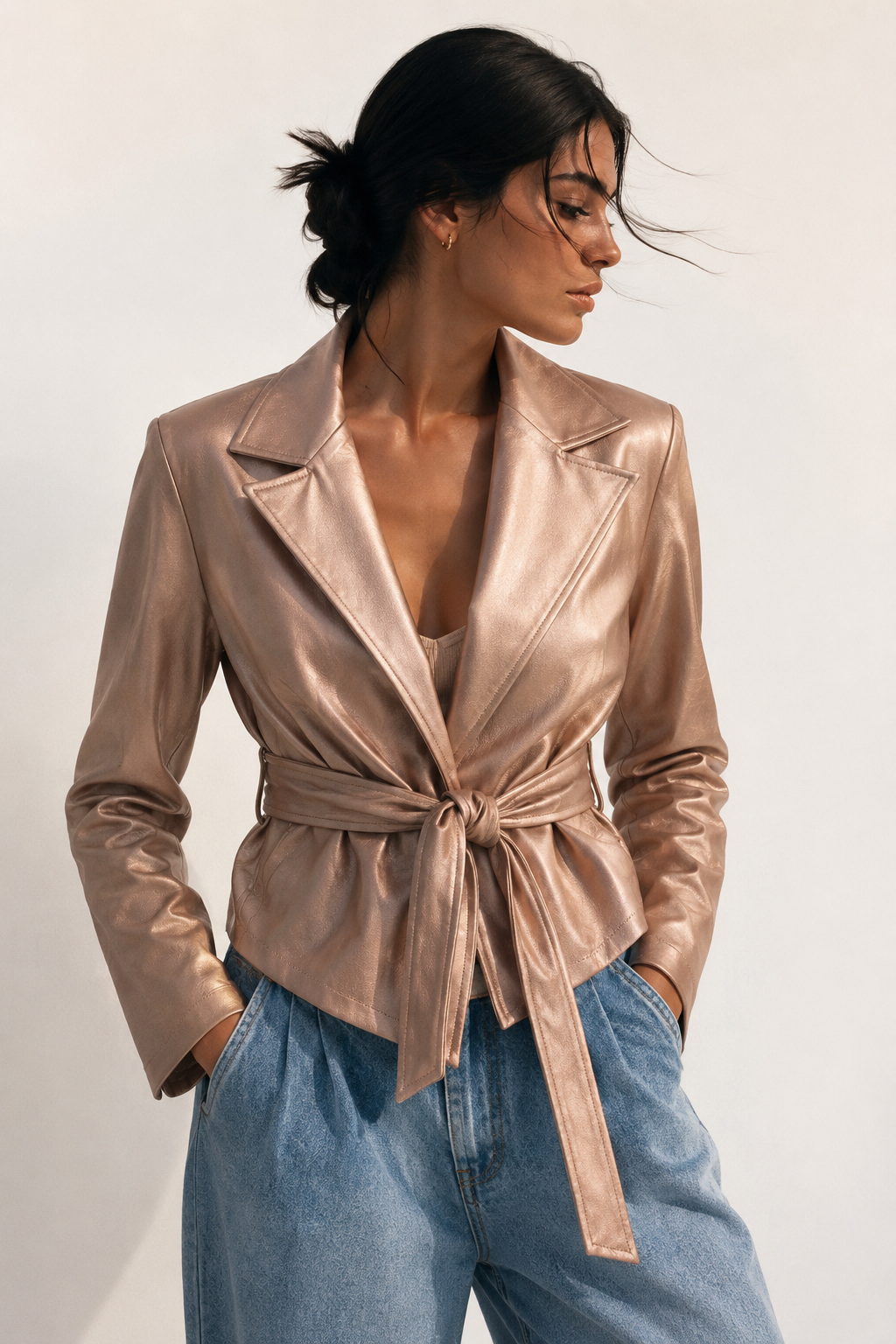Blazer Wrap Metallic