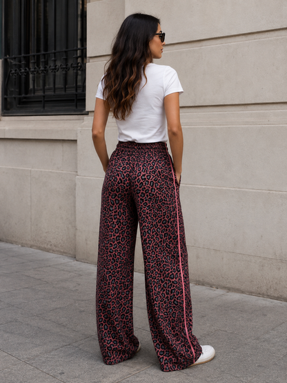 Pantalone Animalier Pink Urban