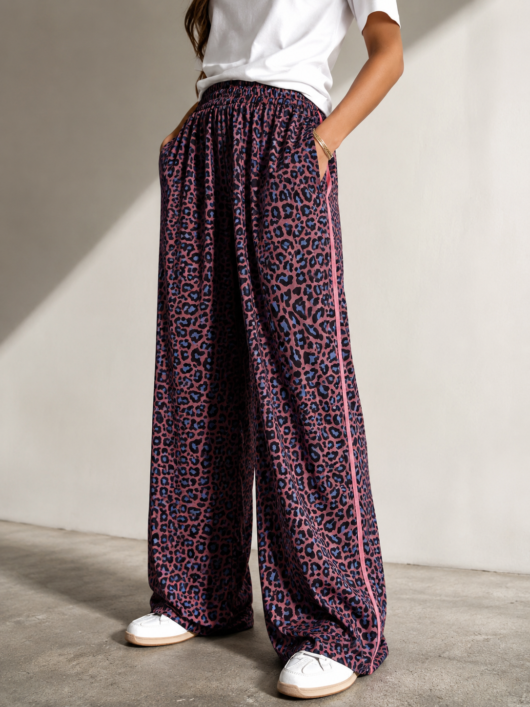 Pantalone Animalier Pink Urban