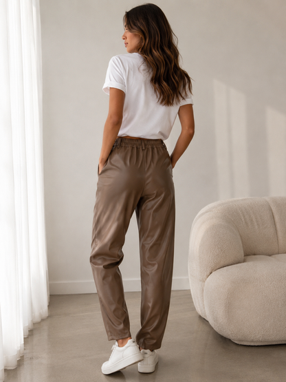 Pantalone Ecopelle Essential