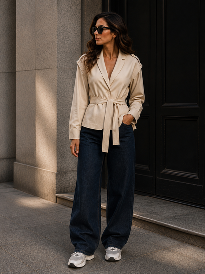 Blazer Wrap in Ecopelle