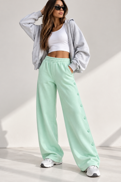 Jogger bottoni laterali