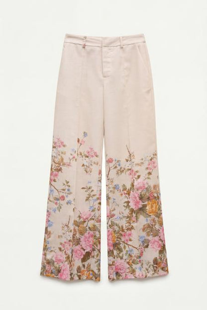 Pantaloni flowers